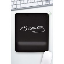 Atölye Çizgi Atatürk Imzalı Bilek Destekli Mouse Pad Dikdörtgen