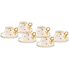 Jumbo Hook 6 Kişilik Kahve Fincan Takımı