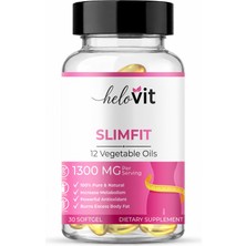 Helovit Slimfit 1300 Mg Softjel 12 Bitkisel Yağ Içeren Metabolizma ve Yağ Yakım Desteği