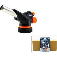 Tech Butiq Pürmüz Nargile Çakmak Başlık Brülör 1-3000°C Otomatik Piezoelektrik Ateşleme