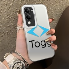 HONTINGA Vivo Y04 ile Uyumlu Kılıfı Silikon Kenar Sert Arka Düşüme Önleyici Basitlik Anti Düşme Kamera Korumali Togg Desen Telefon Kılıfı Kadın ve Erkek Için Uygundur K1-1099