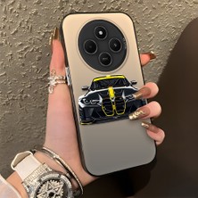 HONTINGA Xiaomi Redmi 14C ile Uyumlu Kılıfı Silikon Kenar Sert Arka Düşüme Önleyici Basitlik Anti Düşme Kamera Korumali Bmw M4 Desen Telefon Kılıfı Kadın ve Erkek Için Uygundur K1-1116