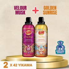 Sır Velour Musk + Golden Sunrise Aromatique Konsantre Çamaşır Yumuşatıcısı 3x Parfüm Etkisi 750 ml