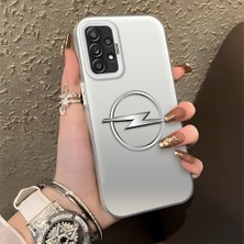 HONTINGA Samsung Galaxy A52S 5g ile Uyumlu Kılıfı Silikon Kenar Sert Arka Düşüme Önleyici Basitlik Anti Düşme Kamera Korumali Opel Desen Telefon Kılıfı Kadın ve Erkek Için Uygundur K1-1103