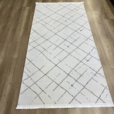 Hoom Rugs Terrace 8207 Beyaz Hav Toz Vermez Dekoratif Kilim