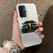 HONTINGA Samsung Galaxy A26 ile Uyumlu Kılıfı Silikon Kenar Sert Arka Düşüme Önleyici Basitlik Anti Düşme Kamera Korumali Bmw M4 Desen Telefon Kılıfı Kadın ve Erkek Için Uygundur K1-1116