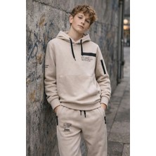 GMG Collection Baby Bisiklet Yaka Cepli Fermuarlı Erkek Çocuk Takım 11 Yaş, 12 Yaş, 13 Yaş, 14 Yaş