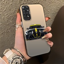 HONTINGA Xiaomi Redmi Note 11 ile Uyumlu Kılıfı Silikon Kenar Sert Arka Düşüme Önleyici Basitlik Anti Düşme Kamera Korumali Bmw M4 Desen Telefon Kılıfı Kadın ve Erkek Için Uygundur K1-1116