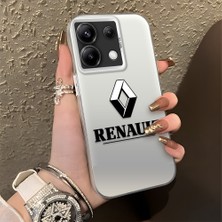 HONTINGA Redmi Note 13 Pro 5g ile Uyumlu Kılıfı Silikon Kenar Sert Arka Düşüme Önleyici Basitlik Anti Düşme Kamera Korumali Renault Desen Telefon Kılıfı Kadın ve Erkek Için Uygundur K1-1104