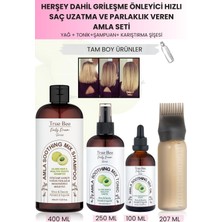 True Bee ''True'' Bee 750 ml Amla Saç Seti Grileşme Önleyici Hızlı Saç Uzatma Etkisi ile Parlaklık Verir