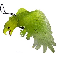 İlanib Ticaret Yeşil Renk Yumuşak Plastik Şaka Kartal Yarasa Anahtarlık Şaka Malzemesi (5567)