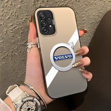 HONTINGA Samsung Galaxy A52S 5g ile Uyumlu Kılıfı Silikon Kenar Sert Arka Düşüme Önleyici Basitlik Anti Düşme Kamera Korumali Volvo Desen Telefon Kılıfı Kadın ve Erkek Için Uygundur K1-1120