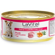 Lavital Ördekli Bal Kabaklı ve Ada Çaylı Küçük Irk Yetişkin Köpek Konservesi 85 gr