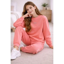 GMG Collection Baby Kız Çocuk Muadil Sh Sweatshirt-Yüksel Bel Eşofman Takım