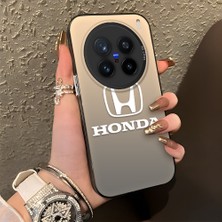 HONTINGA Vivo X200 Pro ile Uyumlu Kılıfı Silikon Kenar Sert Arka Düşüme Önleyici Basitlik Anti Düşme Kamera Korumali Honda Desen Telefon Kılıfı Kadın ve Erkek Için Uygundur K1-1117