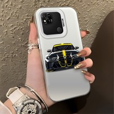 HONTINGA Xiaomi Redmi 9c ile Uyumlu Kılıfı Silikon Kenar Sert Arka Düşüme Önleyici Basitlik Anti Düşme Kamera Korumali Bmw M4 Desen Telefon Kılıfı Kadın ve Erkek Için Uygundur K1-1116