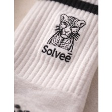 Solvee Collection Black Tiger Pilates Kaydırmaz Taban Çorap