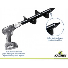 Kadmec X75 Fide Dikimi Için Matkap Burgusu