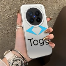 HONTINGA Vivo X200 Pro ile Uyumlu Kılıfı Silikon Kenar Sert Arka Düşüme Önleyici Basitlik Anti Düşme Kamera Korumali Togg Desen Telefon Kılıfı Kadın ve Erkek Için Uygundur K1-1099