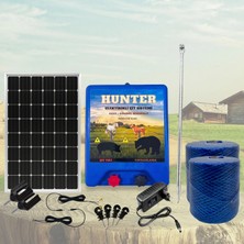 Hunter Ekonomik 1000MT Domuz - Ayı Kovucu Elektrikli Çit Sistemi Adaptörlü
