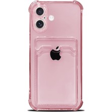 Cavora Iphone 17 Uyumlu Kamera Korumalı Kartlıklı Köşeleri Airbag Tasarımlı Darbe Önleyici Şeffaf Silikon Kılıf
