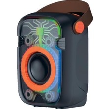 PremiumPort D77 Taşınabilir Bluetooth Hoparlör 10W Rgb Işıklı Güçlü Baslı