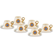 Jumbo Tide 6 Kişilik Kahve Fincan Takımı