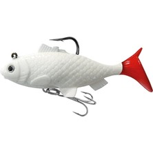 Effe Sasi Iki Iğne LW011 Renk W002 Silikon Sahte Balık Yem - 8 cm