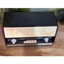 Antika Philips Lambalı Radyo - Fm Bandı Yoktur Istasyonları Çekmez - Çalışır Durumda - 36 cm 22 cm 19 cm