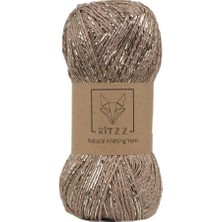 Ritzz Koton Floş Simli - Sütlü Kahve Gold