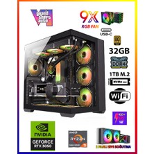 Gamepage Master Rtx1 Ryzen 5 5500 32GB Ram 1tb M.2 SSD RTX3050 Sıvı Soğutmalı Oyuncu Bilgisayar