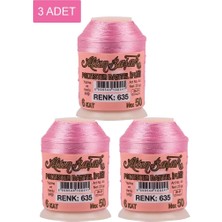 Just Cheap Store 3 Adet Altınbaşak Oya ve Dantel Ipi 20 gr - Royaleks - No: 635