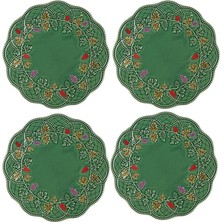 LuckyArt Vinea 4’lü Seramik Servis Tabağı Seti 27 cm