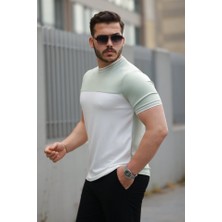 Amorluxe Erkek Parçalı Renk Kısa Kollu Tişört