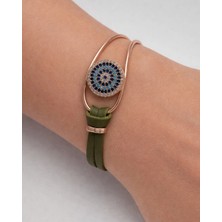 Elysia Nazar Taşlı Rose Gold Bileklik