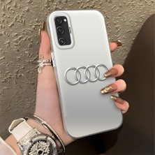 HONTINGA Samsung Galaxy S20 Fe ile Uyumlu Kılıfı Silikon Kenar Sert Arka Düşüme Önleyici Basitlik Anti Düşme Kamera Korumali Audi Desen Telefon Kılıfı Kadın ve Erkek Için Uygundur K1-1121