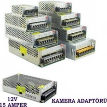 12V 15 Amper Metal Kamera Adaptörü TEICO-5215
