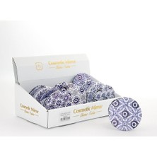 Ett Taşlı Nazar Boncuklu Yuvarlak El Aynası Ince