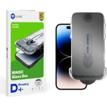 Lito D+ iPhone 17  Uygulama Aparatlı Ekran Koruyucu Privacy
