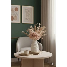 Varkal Iskandinav Tarzı Petek Desen Bohem Vazo