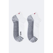 Bony Socks Erkek Şeritli Soket Çorap Antrasit