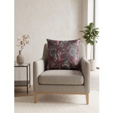 Ravello Home Premuım Özel Seri Palmiye Desen Çift Taraflı Kırlent Kılıfı