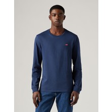 Levi's Erkek Lacivert Bisiklet Yaka Ince Sweatshirt 001X5-0000