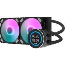 AIGO DN240D LGA1700/AM4/AM5 240 mm ARGB Siyah Sıvı Soğutma