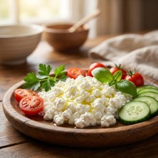 Gonzaless Farm Organik Tam Yağlı Bebek Lor Peyniri 500 gr Vakumlu Paket