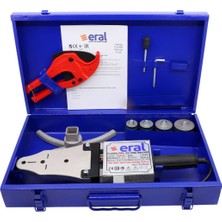 Eral Pprc Plastik Boru Kaynak Makinesi Seti 1500W Çift Rezistans 20-25-32-40 mm Er-04