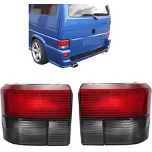CME PARTS Volkswagen Transporter T4 1990-2003 Uyumlu Sağ + Sol Takım Arka Füme Stop Lambası 2 Adet Duysuz