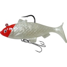 Effe Sasi Iki Iğne LW011 Renk J044 Silikon Sahte Balık Yem - 6 cm