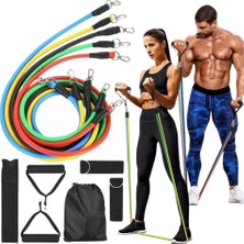 PremiumPort Çoklu Spor Bandı ve Aksesuar Seti, Full Body Antrenman Için Ideal