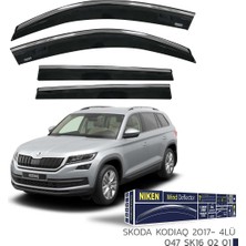 Skoda Kodıaq 2017- Kromlu Cam Rüzgarlıgı 4lü